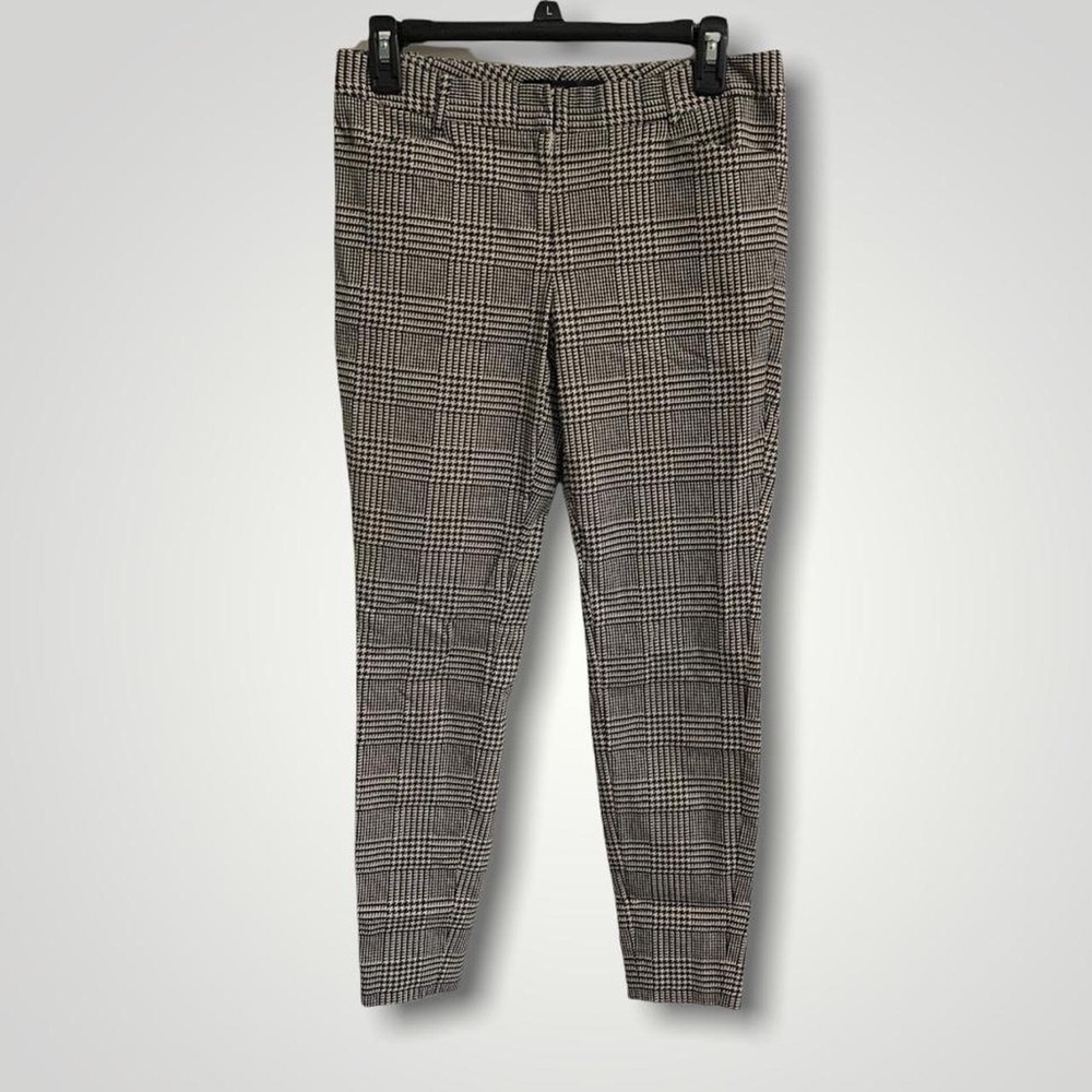 The limited houndstooth print pants // size: 4 regular